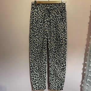 J Crew Cheetah Joggers